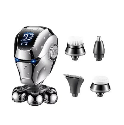 Rechargeable Grooming Set - 5-in-1 Solution for Hair, Nose & Face