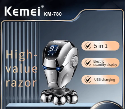 Rechargeable Grooming Set - 5-in-1 Solution for Hair, Nose & Face
