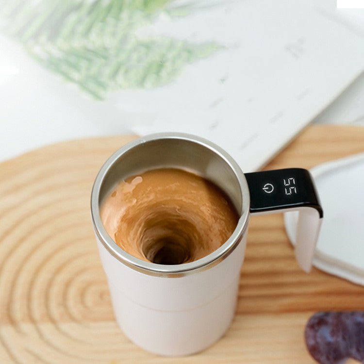 Electric Coffee Mug USB Rechargeable Automatic Magnetic Cup IP67 Waterproof Food-Safe Stainless Steel For Juice Tea Milksha Kitchen Gadgets
Product Description