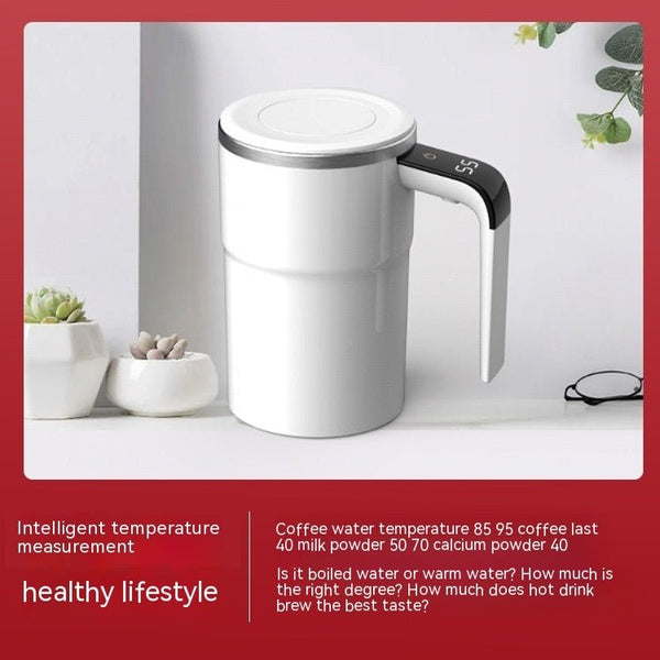 Electric Coffee Mug USB Rechargeable Automatic Magnetic Cup IP67 Waterproof Food-Safe Stainless Steel For Juice Tea Milksha Kitchen Gadgets
Product Description